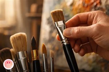 راهنمای کامل خرید قلم موی رنگ روغن حرفه‌ای