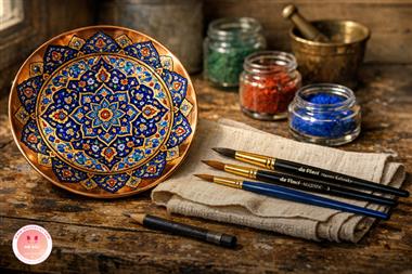 کدام قلم‌مو داوینچی برای میناکاری (مینیاتور ایرانی) مناسب است؟