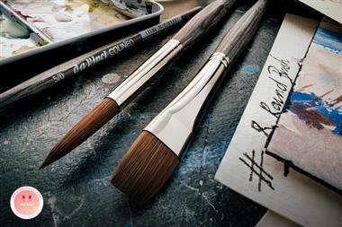 معرفی قلم‌موهای مصنوعی Da Vinci Colineo برای نقاشی آبرنگ