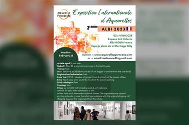  3e edition “Exposition Internationale d’Aquarelles Albi 2023”