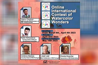 online international contest of watercolor wonders