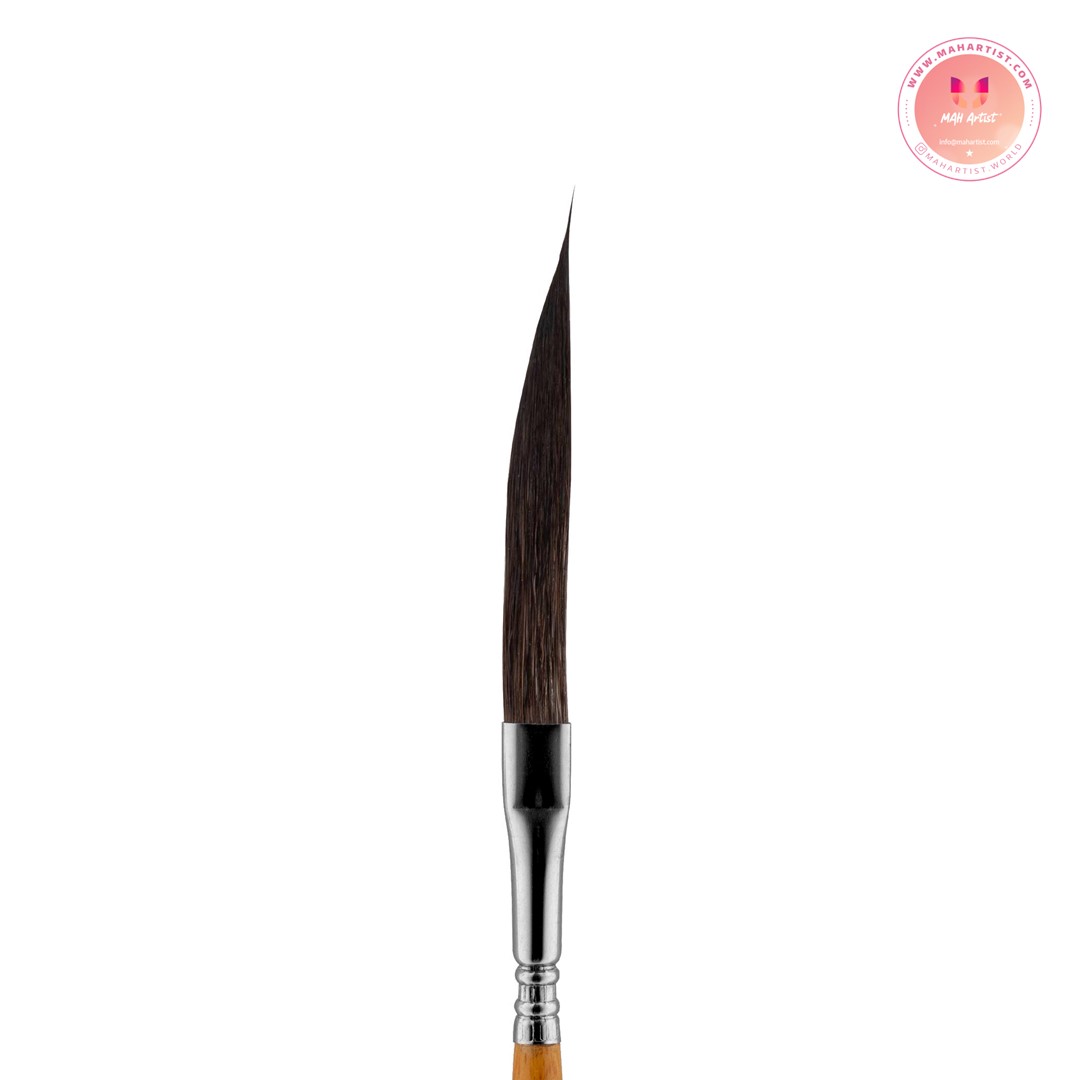 قلم موی اسکودا  مدل خنجری با موی سنجاب سری 6550 سایز  4