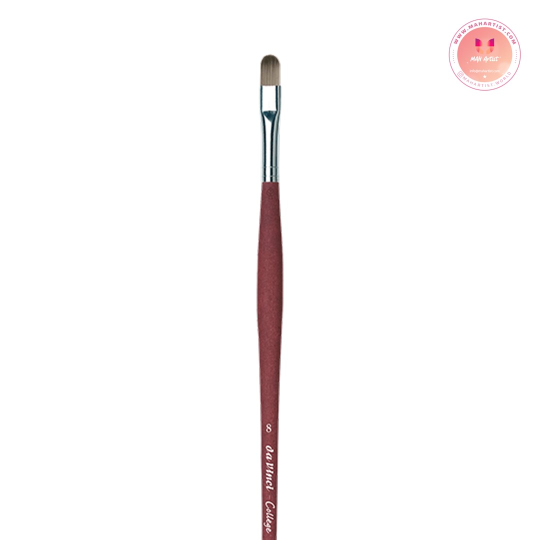 قلم موی داوینچی نقاشی رنگ روغن مدل  COLLGE سری 8750 سایز 8