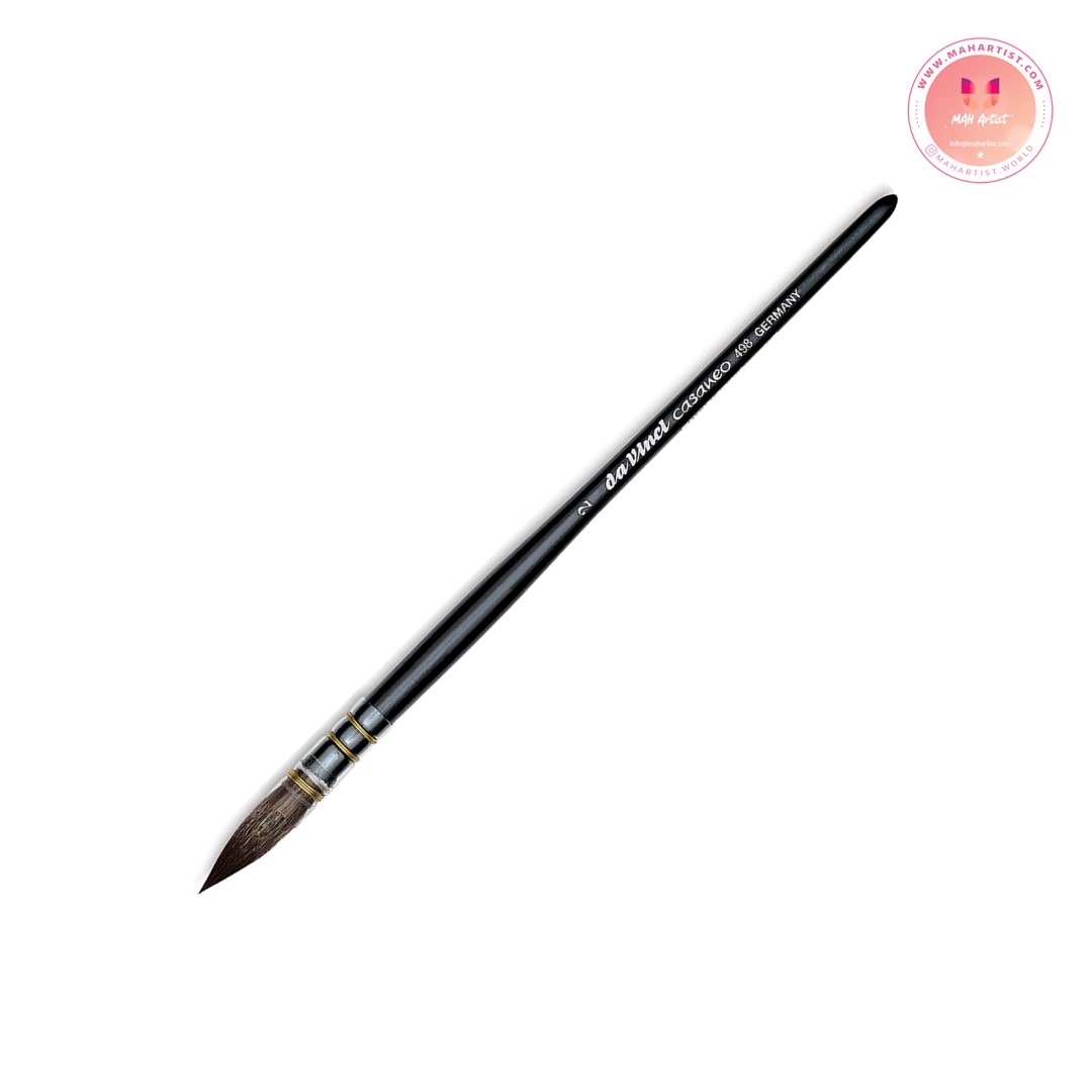 قلم موی داوینچی سرگرد دست ساز مدل CASANEO  سری 498 سایز 2