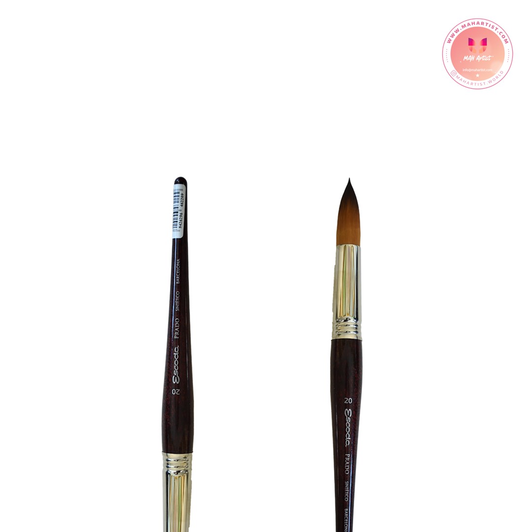 قلم موی اسکودا سرگرد مدل PRADO سری 1462 سایز 20