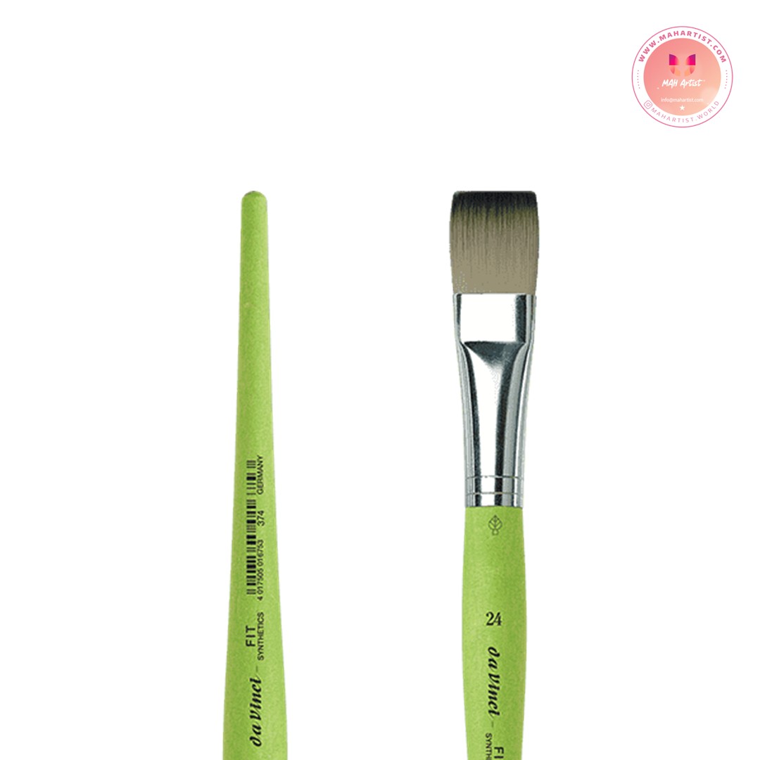 قلم موی داوینچی سرتخت مدل FIT-synthetics سری 374 سایز 24