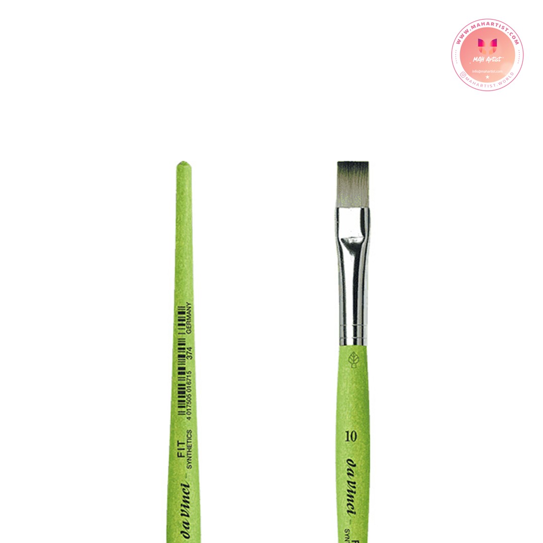 قلم موی داوینچی سرتخت مدل FIT-synthetics سری 374 سایز 10