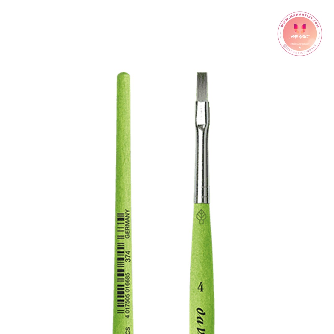 قلم موی داوینچی سرتخت مدل FIT-synthetics سری 374 سایز 8