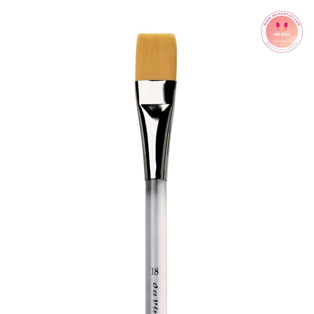 قلم موی داوینچی مدل NOVA wash brush تخت سری 18 - سایز 18