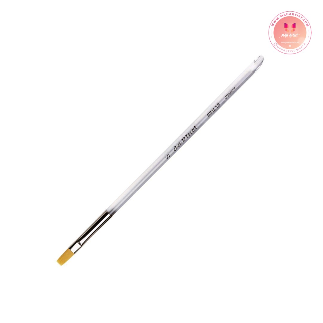 قلم موی داوینچی مدل NOVA wash brush تخت سری 18 - سایز 8