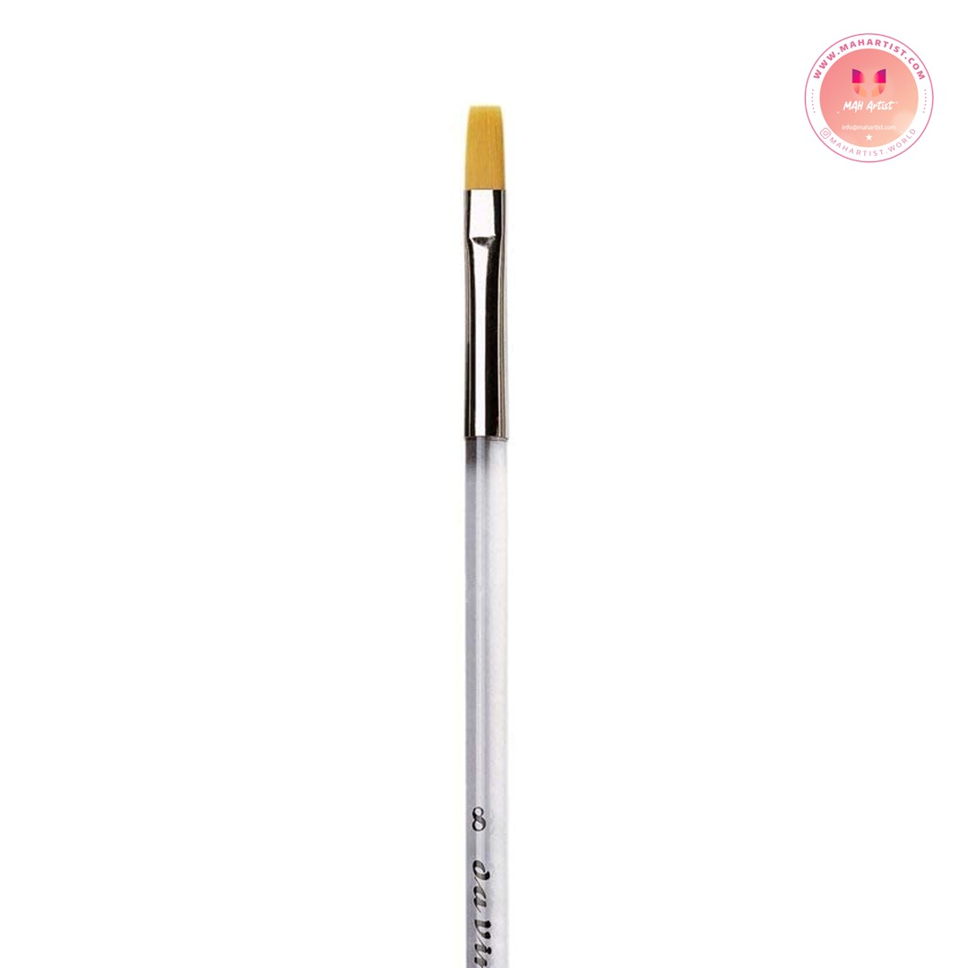 قلم موی داوینچی مدل NOVA wash brush تخت سری 18 - سایز 8