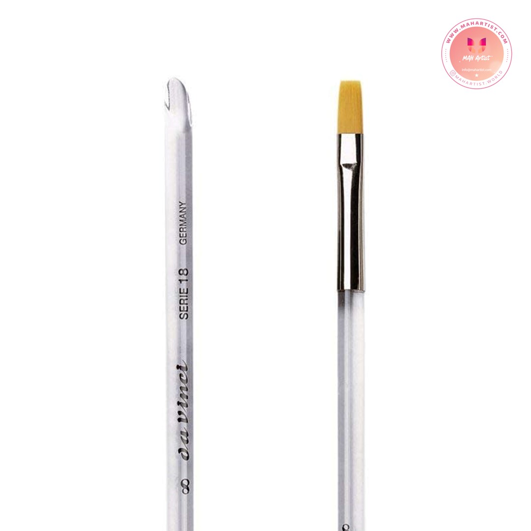 قلم موی داوینچی مدل NOVA wash brush تخت سری 18 - سایز 8