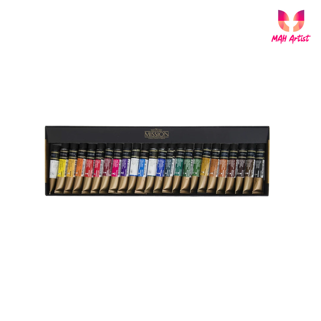 آبرنگ 24 رنگ میشن Mission