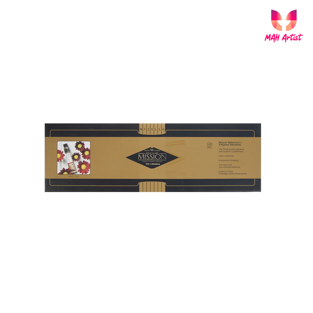 آبرنگ 24 رنگ میشن Mission