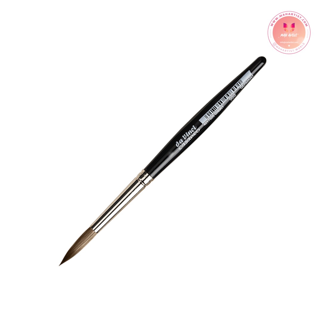 قلم موی داوینچی سرگرد نوک تیز مدل CASANEO  سری 988 سایز 8