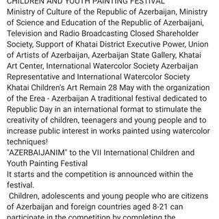The 7th international painting festival for children and teenagers