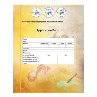 International watercolor exhibition of Ecuador and Iran