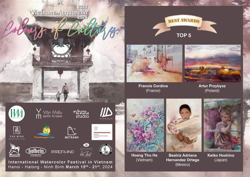 Vietnam Acquarello 2024 Accepted list