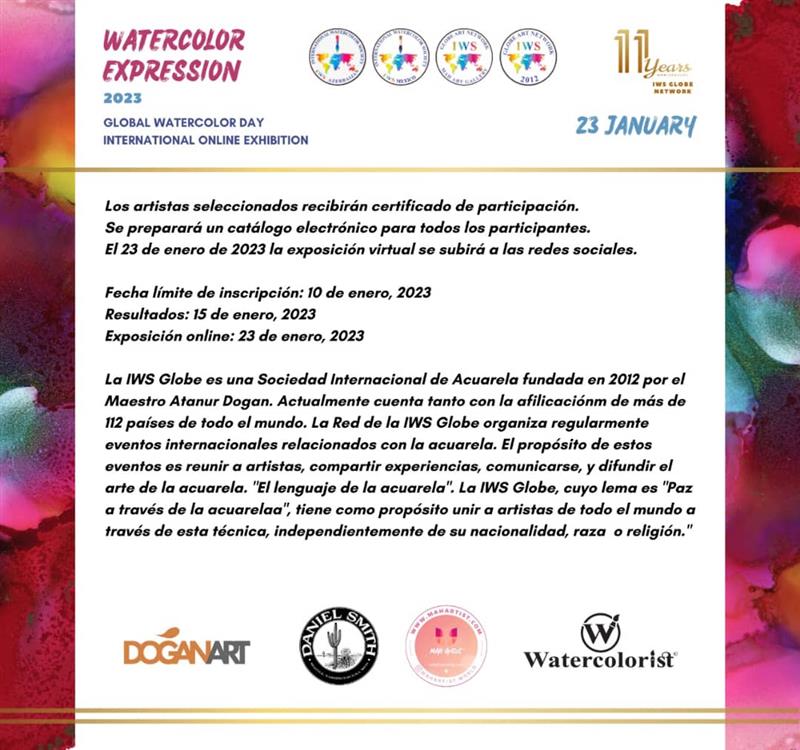 International call for watercolor Experssion