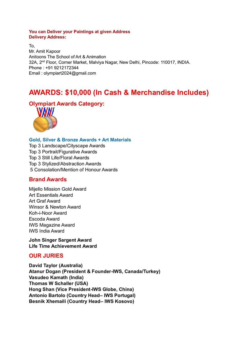 Indian Art Olympiad 2024