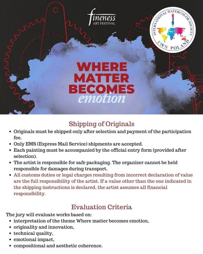 International Watercolor & Online Art Competitions – FINEness Festival 2026 & IFAM Global 2025