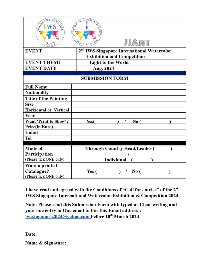 The 2nd IWS Singapore International Watercolor