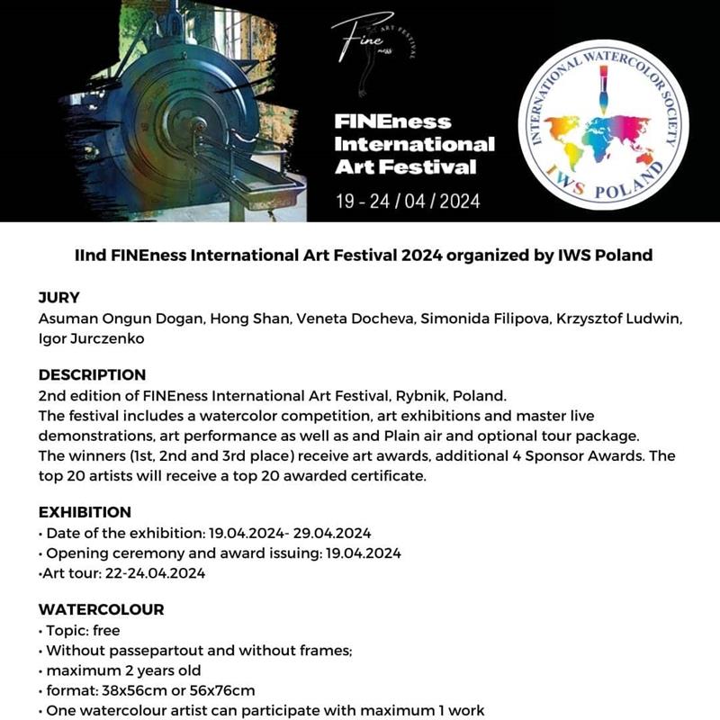  انجمن و جامعه‌ی ملی آبرنگ و انجمن نقاشان آبرنگ اسکاتلند برگزار می‌کند: