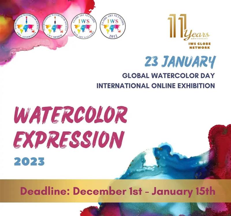 International call for watercolor Experssion