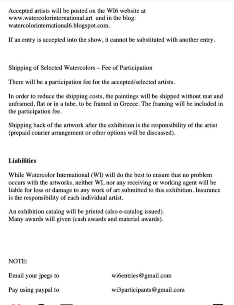 2023 NWS 103rd International Open Exhibition