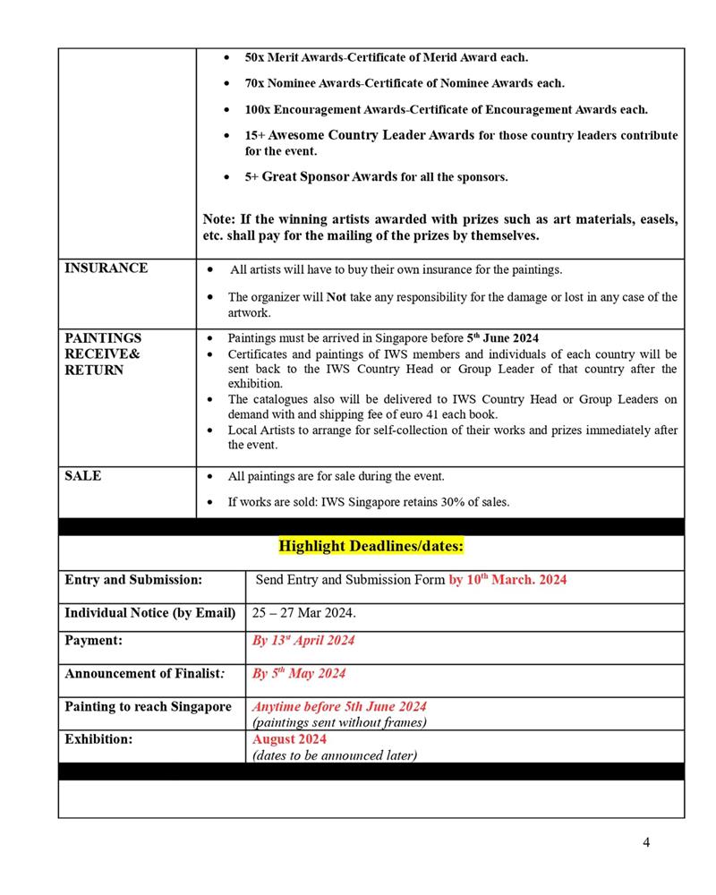 The 2nd IWS Singapore International Watercolor