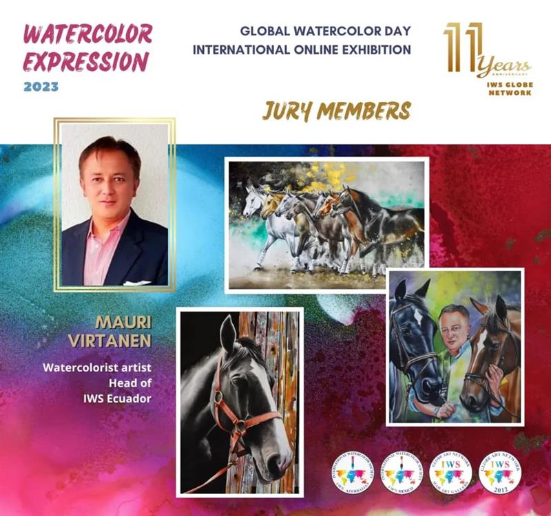 International call for watercolor Experssion